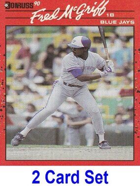 Fred McGriff Baseball Card Collection